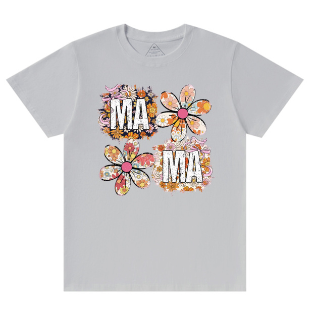 Retro Comfort Colors Floral Mama T-Shirts