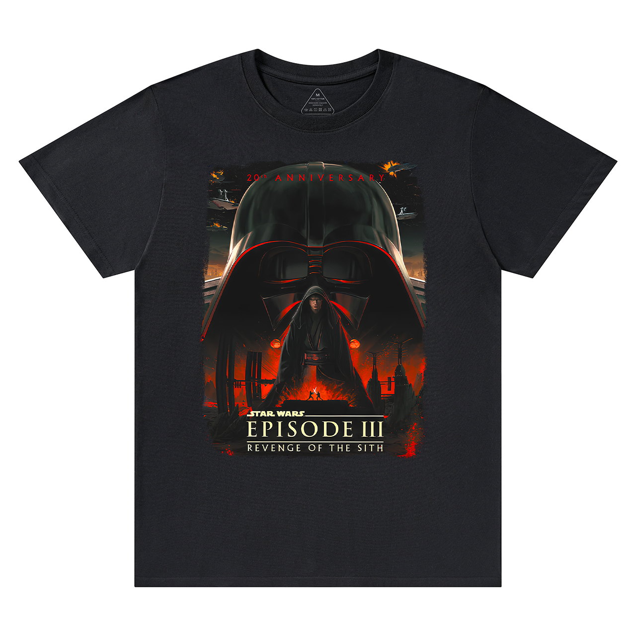 SW Darth Vader Big Face Dad T-shirt