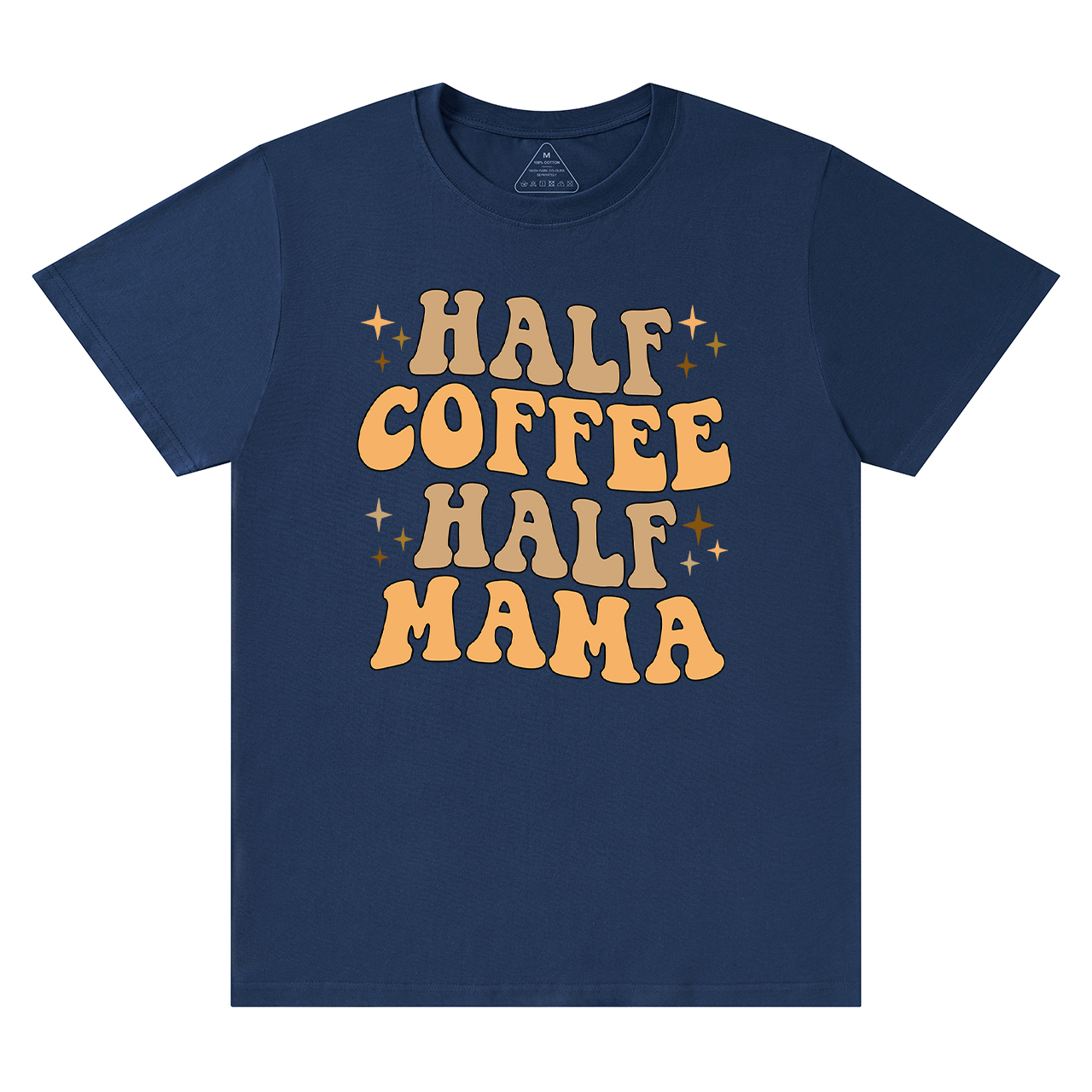 Half Coffee Half Mama Retro Shirt