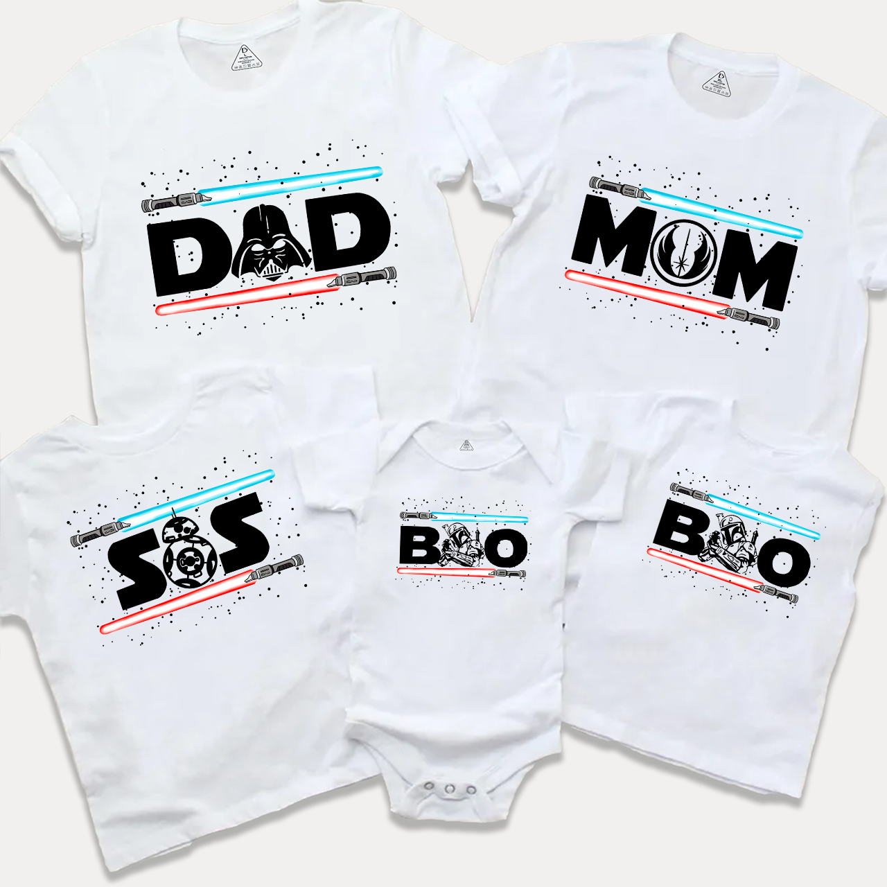 Personalized Galaxy Family Matching Tees Beepumpkin