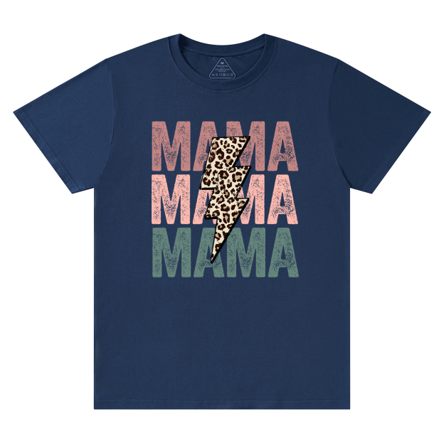 Retro Vintage Leopard Mama Shirt