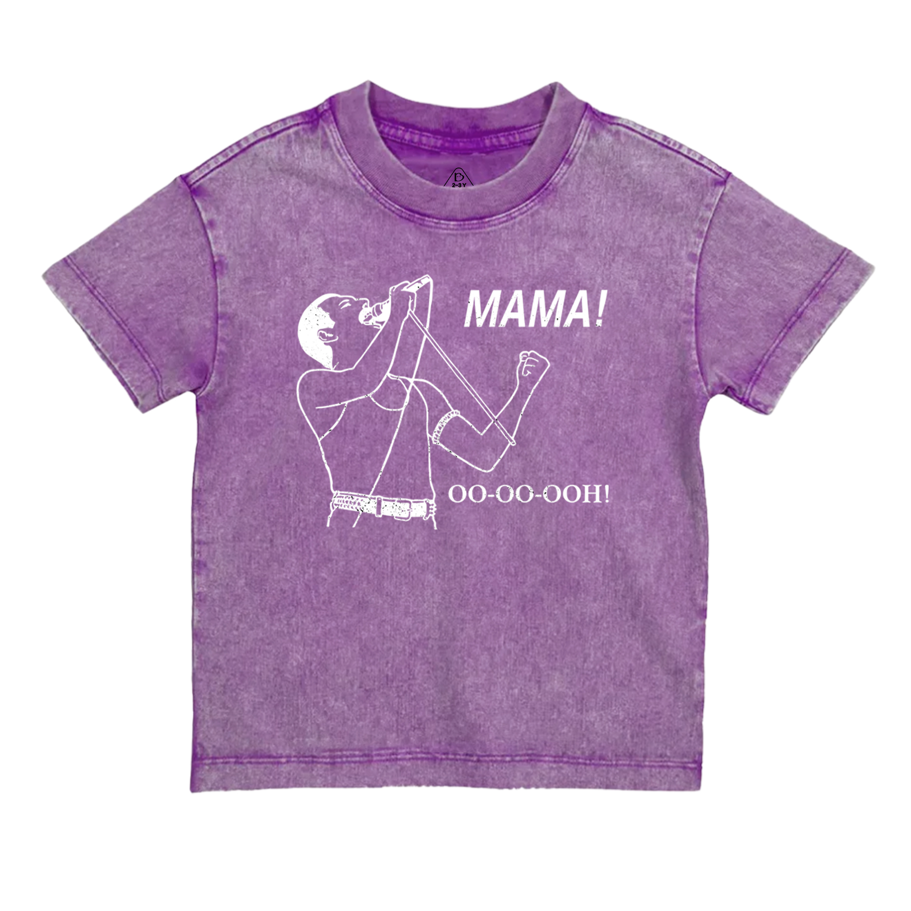 Mama Oo - Oo - Ooh Toddler&Kids Washed Tees