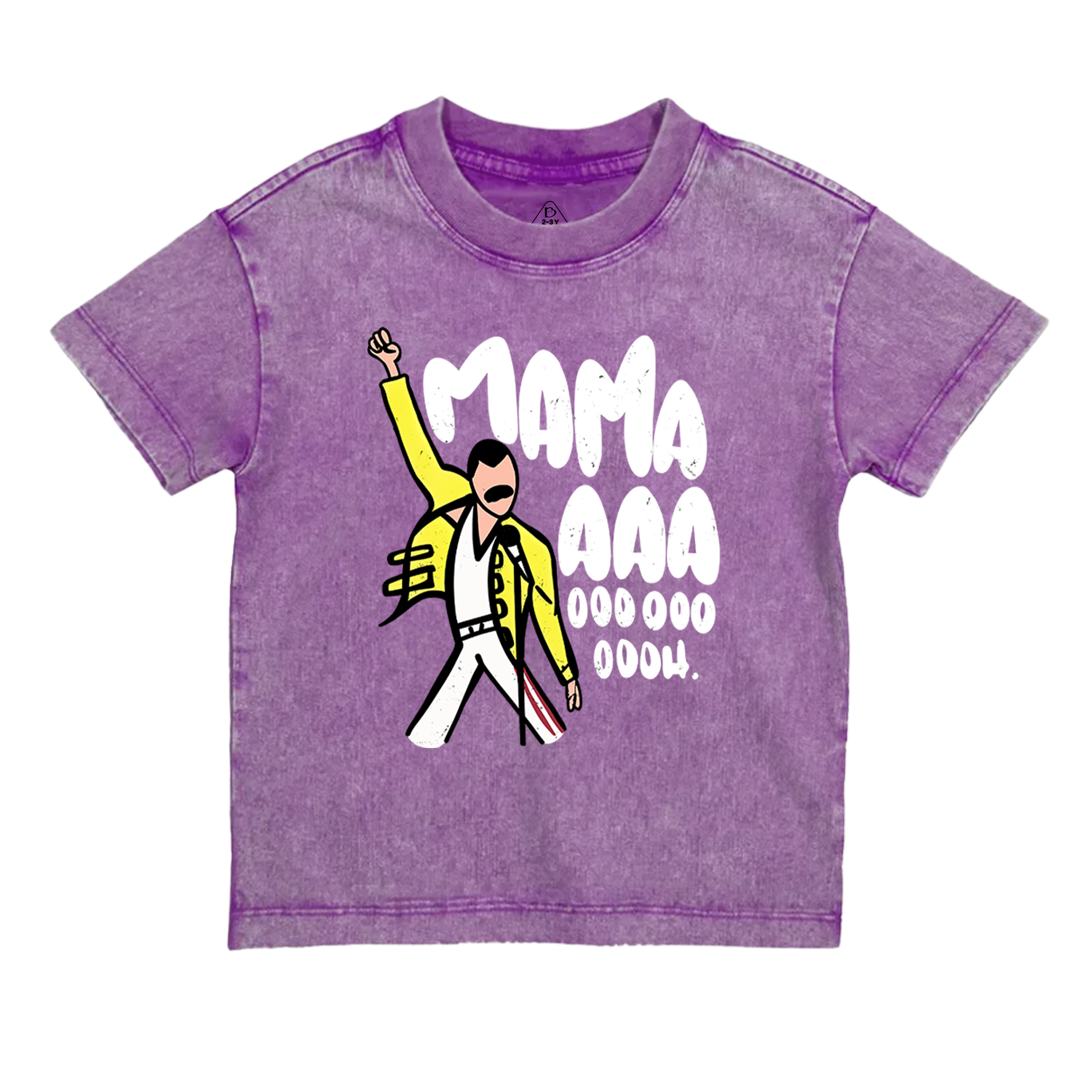 Mama Aaa Oooh Toddler&Kids Washed Tees          