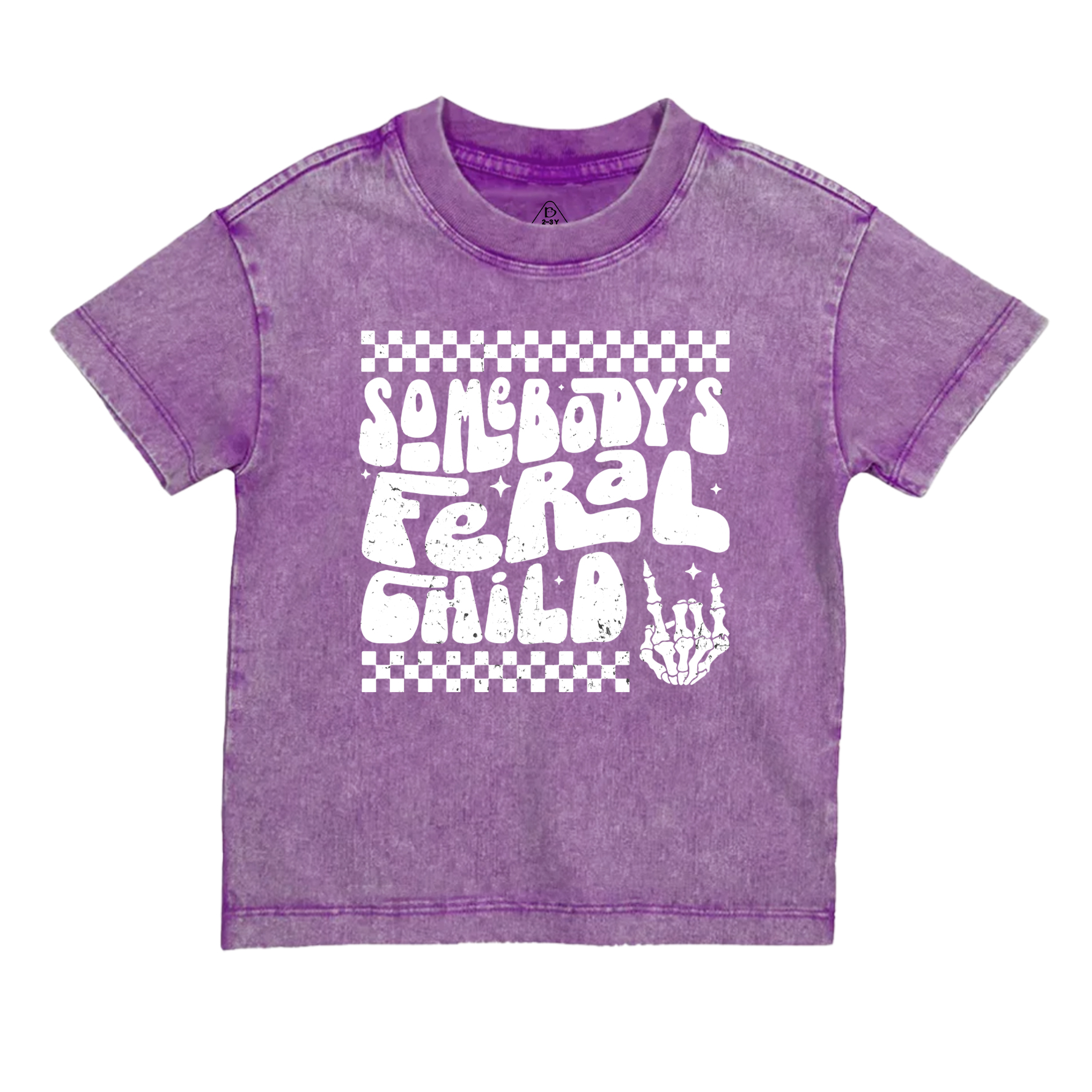 Somebody's Feral Child Toddler&Kids Washed Tees