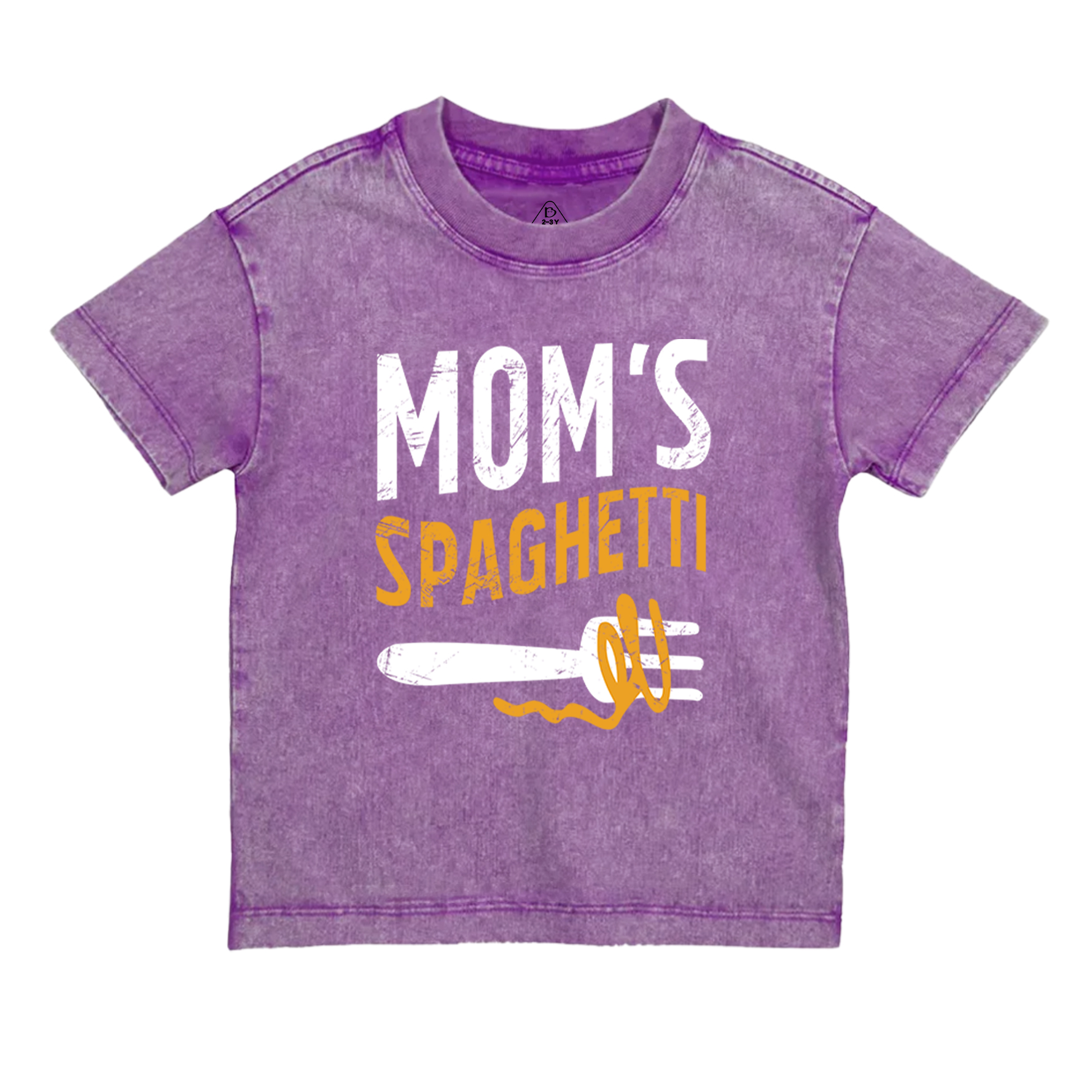 Mom's Spaghetti Toddler&Kids Washed Tees