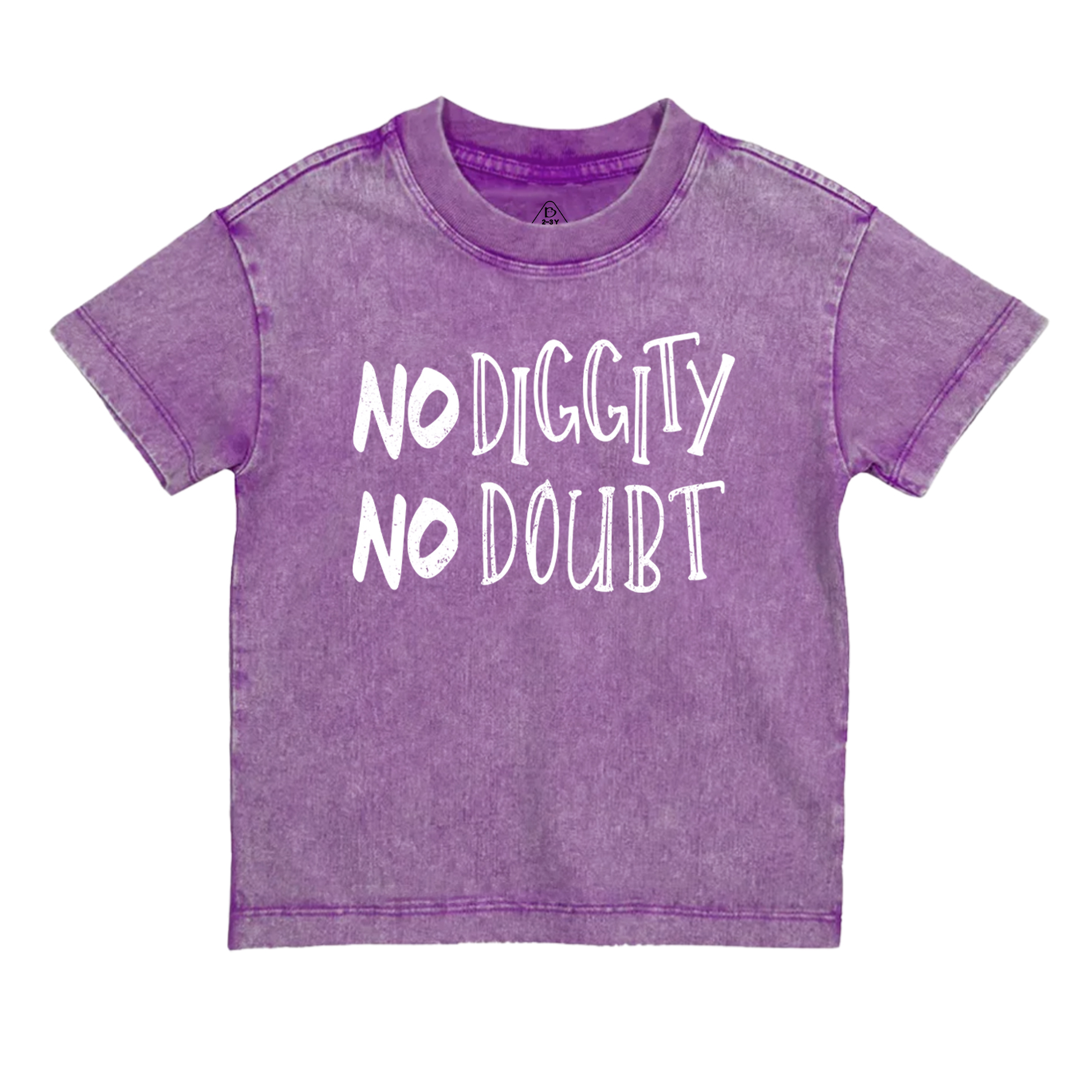 No Diggity Hip Hop Toddler&Kids Washed Tees          