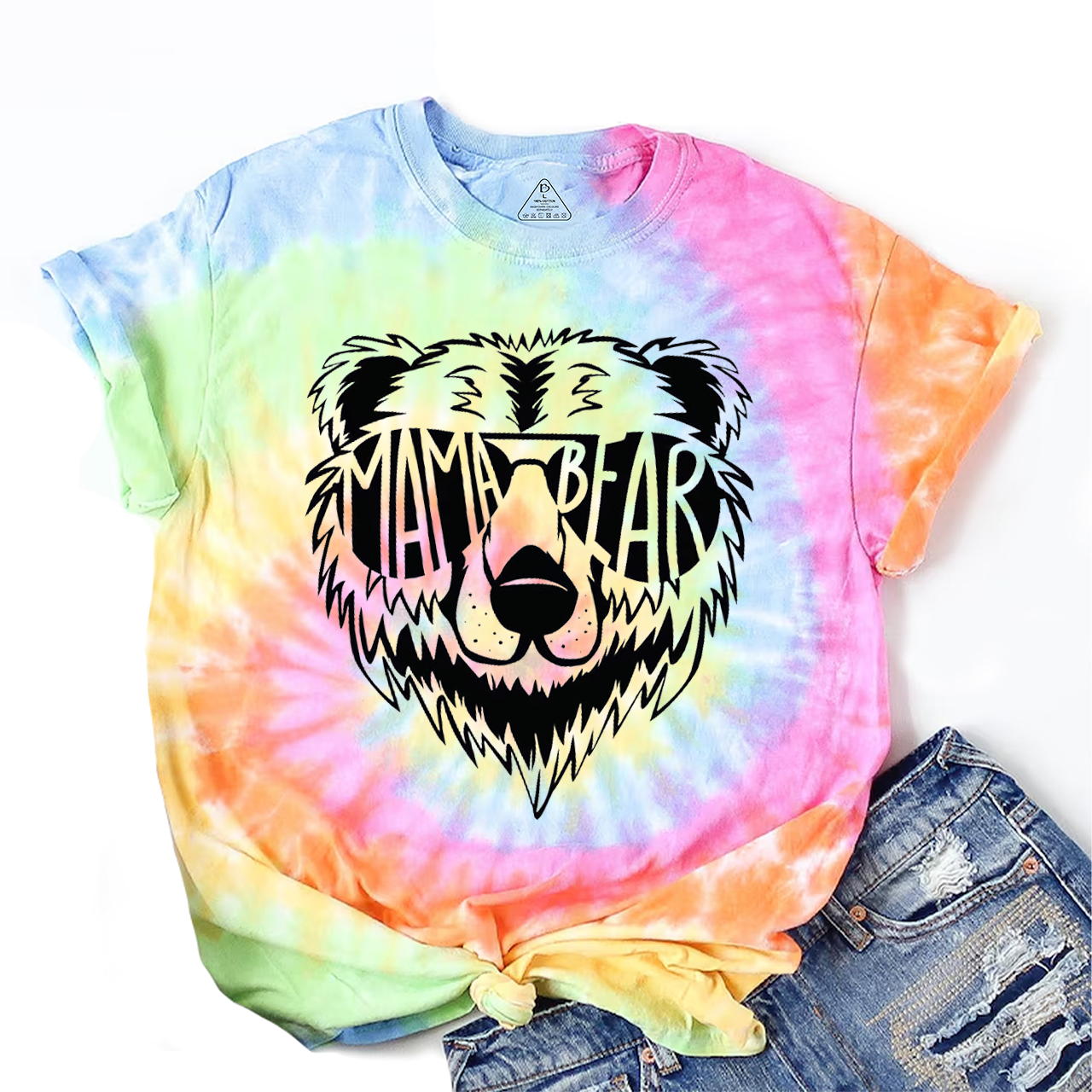 Mama Bear Tie Dye T-Shirts