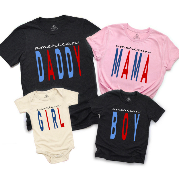 Personalized 4th Of July American Independence Day Family Matching Shirts