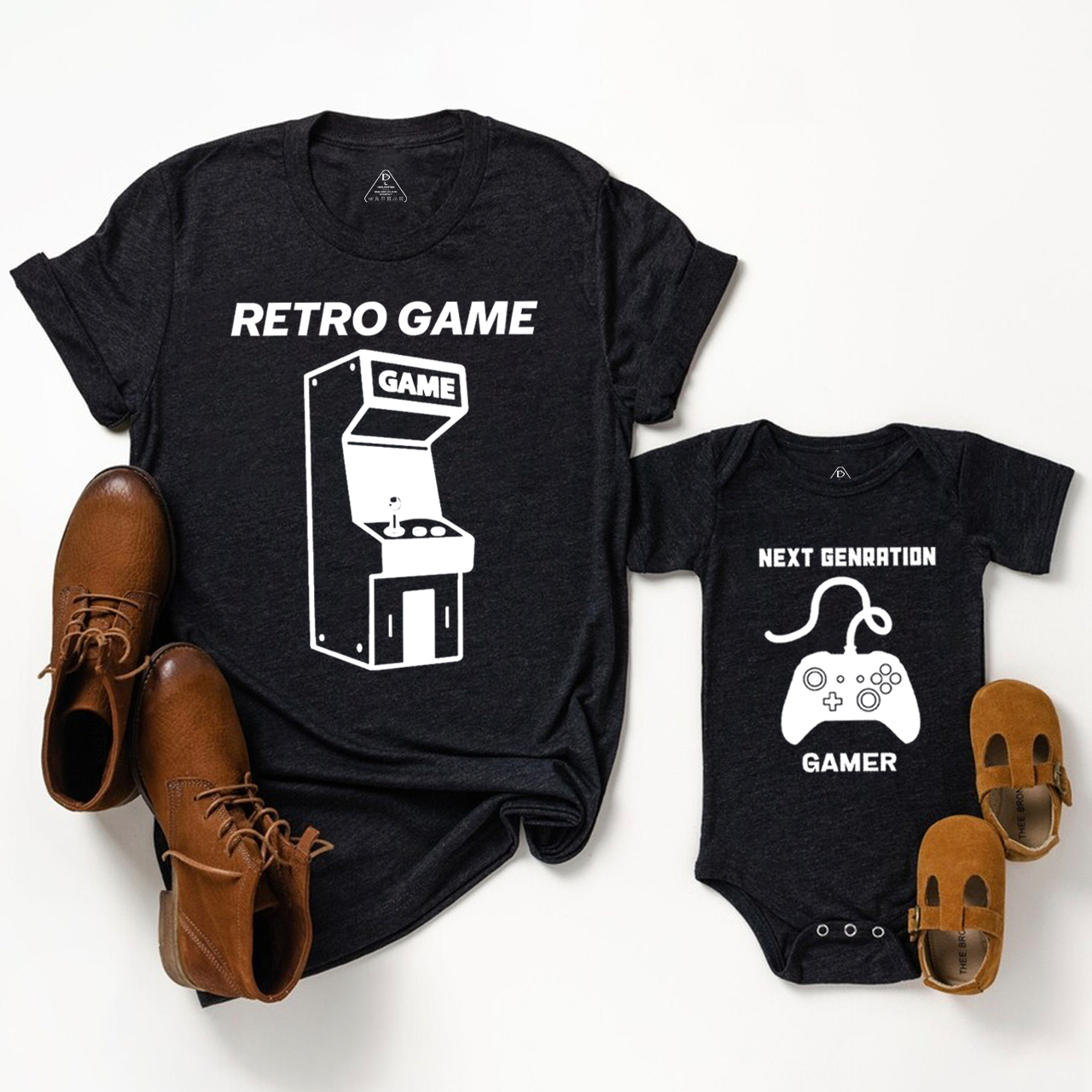 Personalized Dad&Me Gamer Matching Shirts