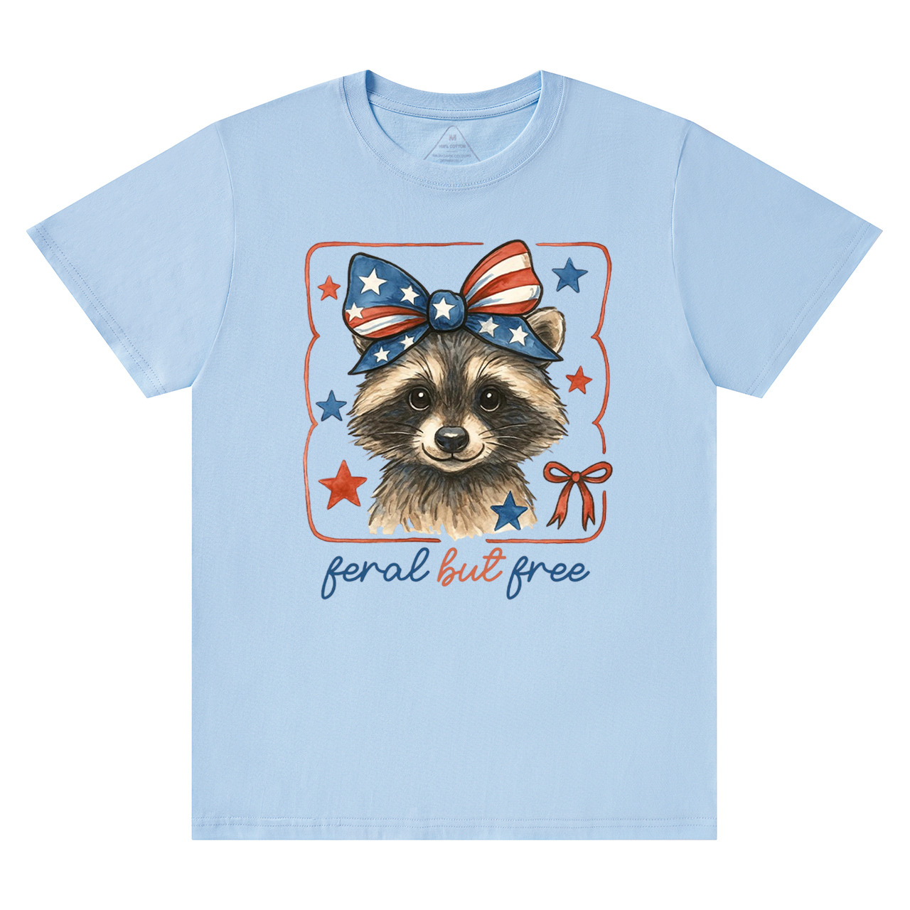 Feral But Free Raccoon Mama T-Shirts