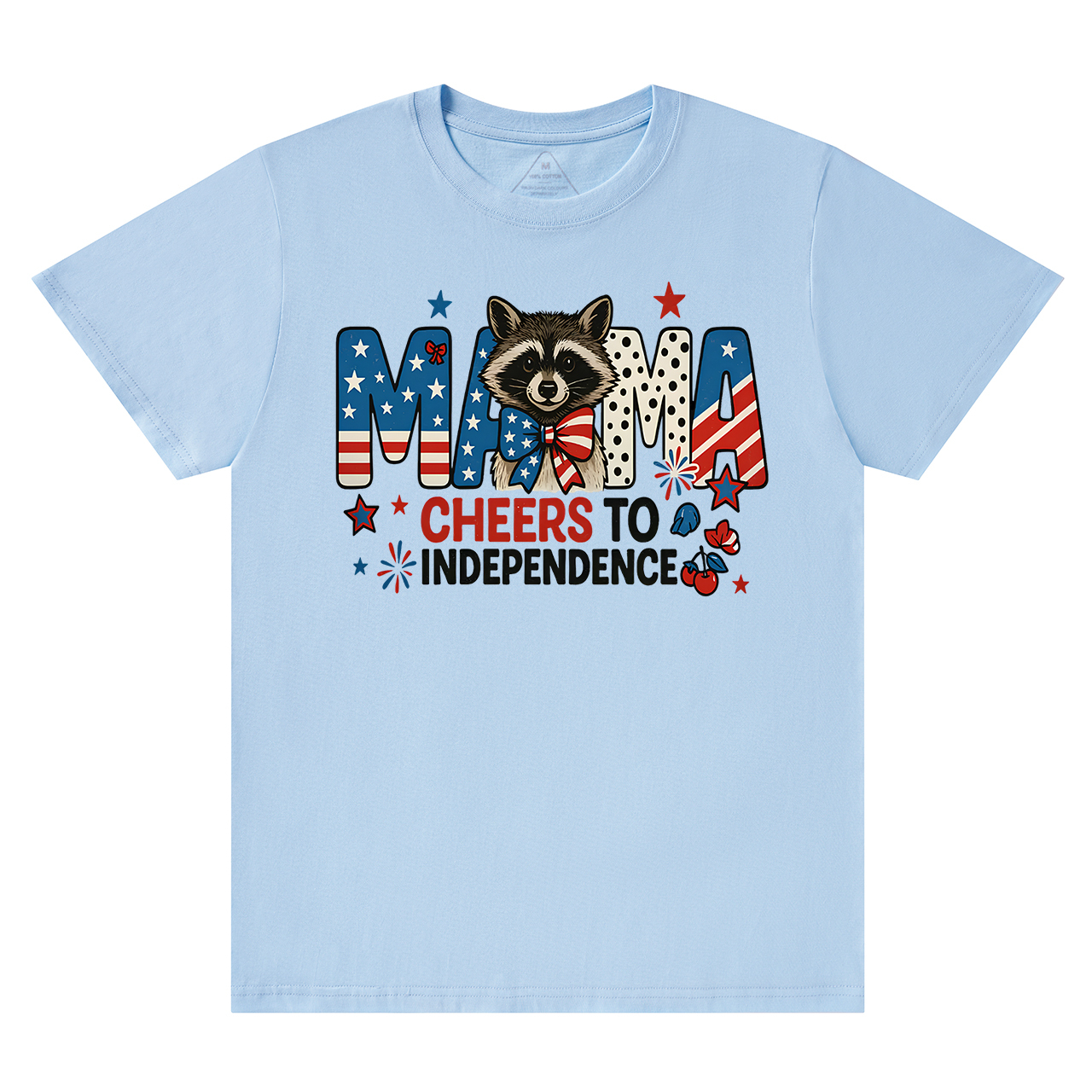 Patriotic Raccoon Mama T-Shirts