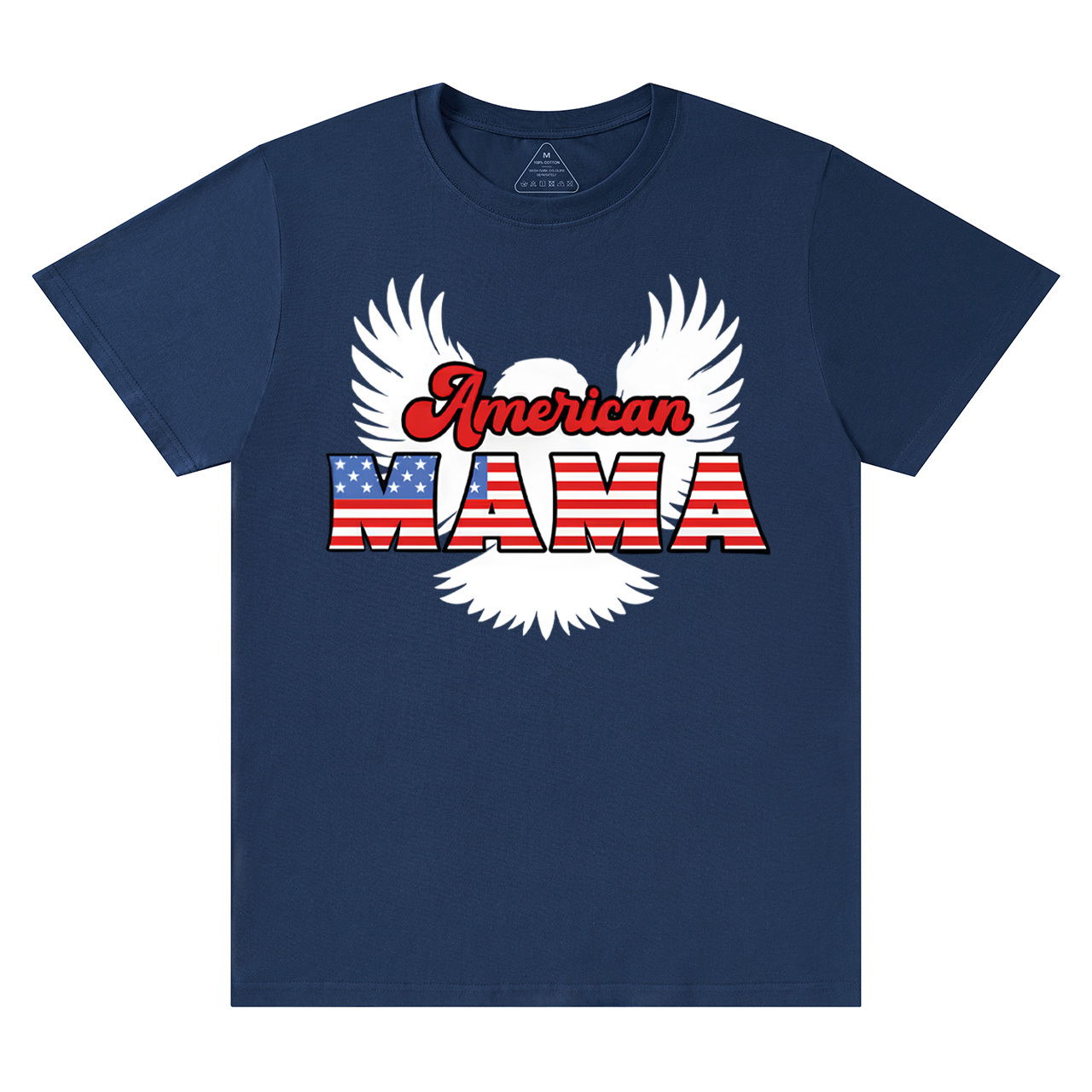 Patriotic Eagle Graphic Mama T-Shirts