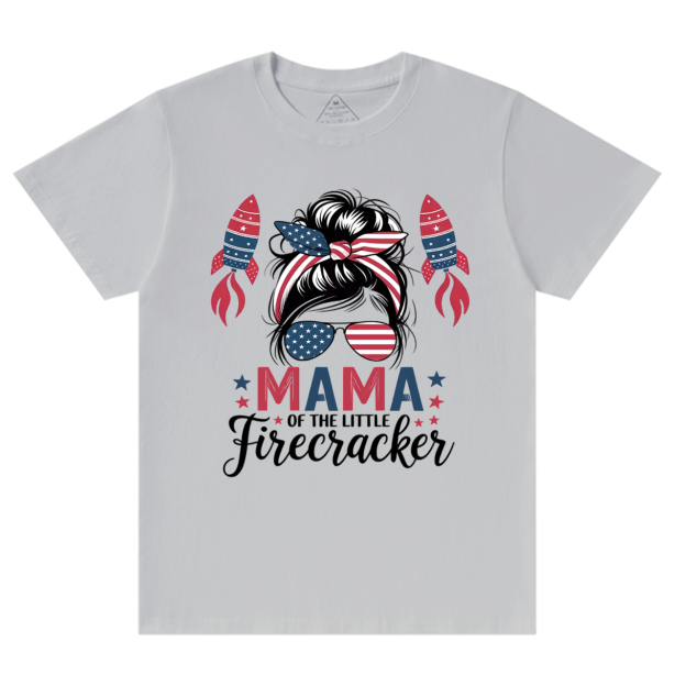 Little Firecracker 4th Of July Mama T-Shirts