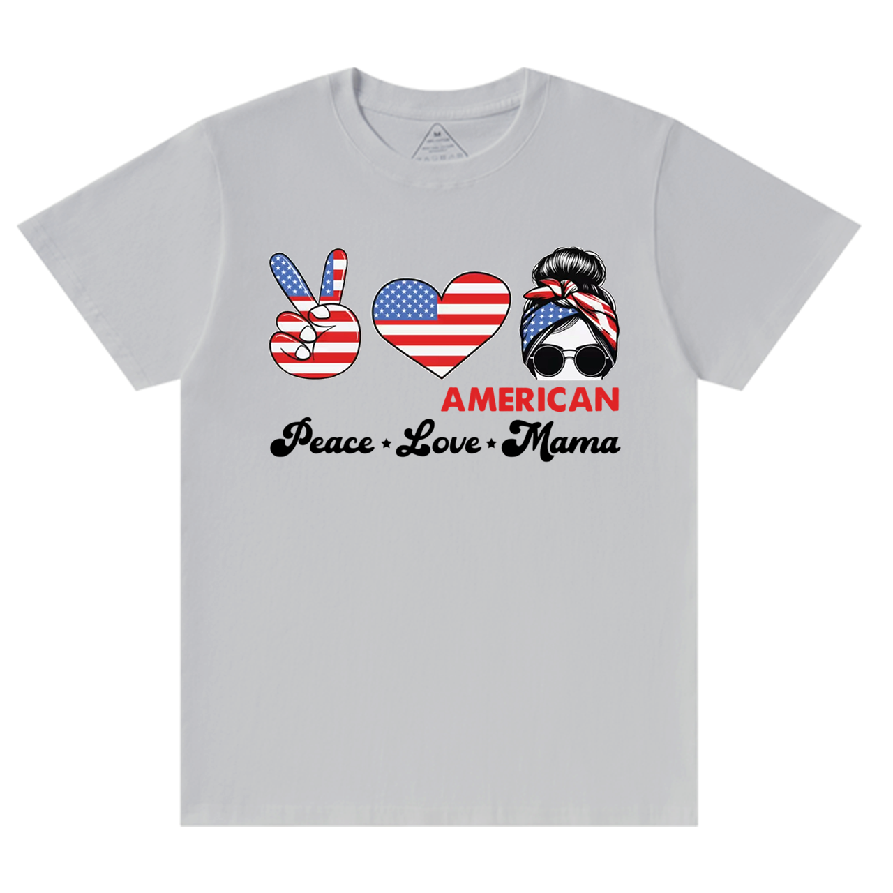 Peace Love American Mama T-Shirts