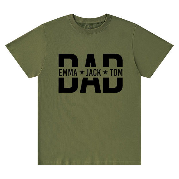 Personalized Kid’s Name Dad T-shirt