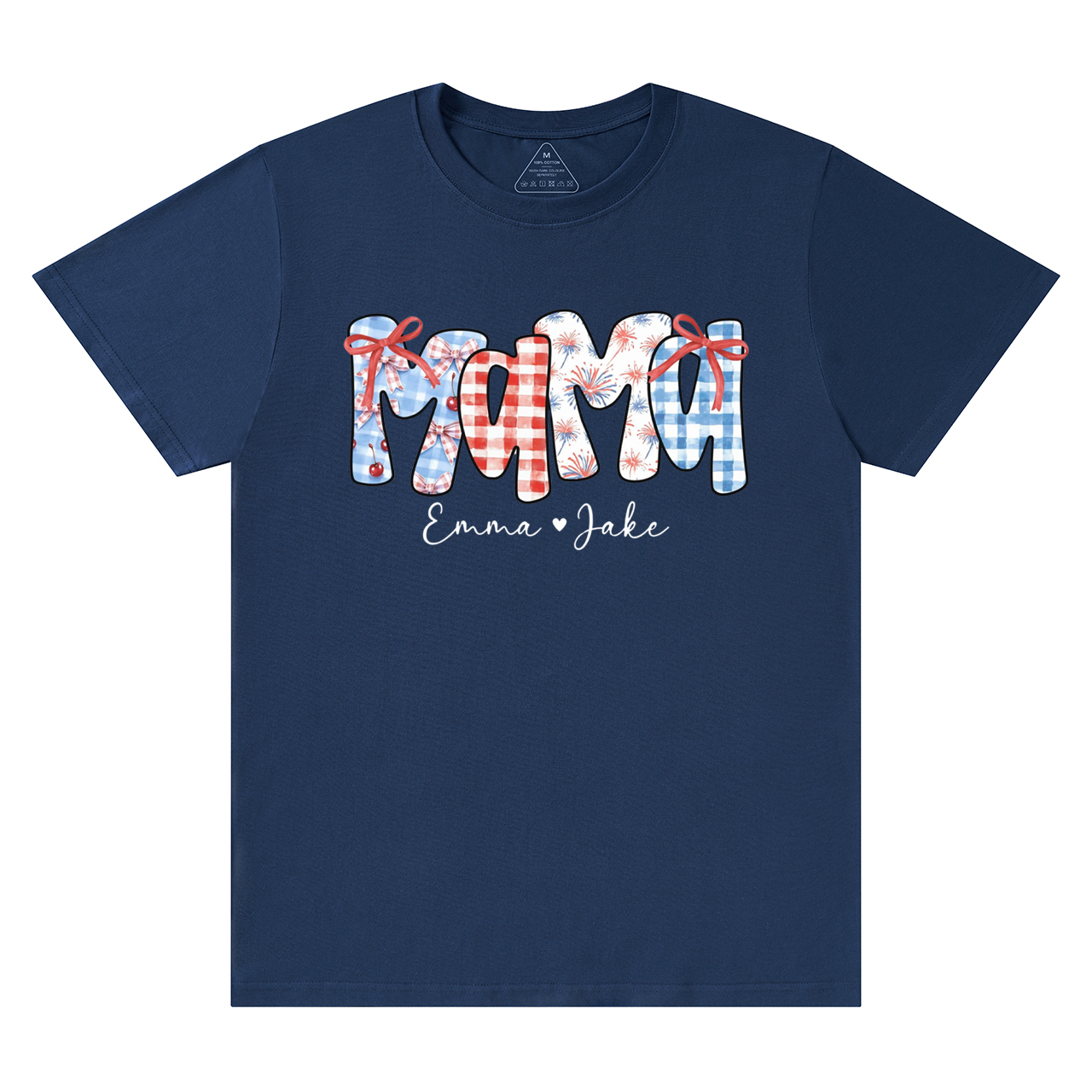 Personalized 4th Of July Mama T-Shirts