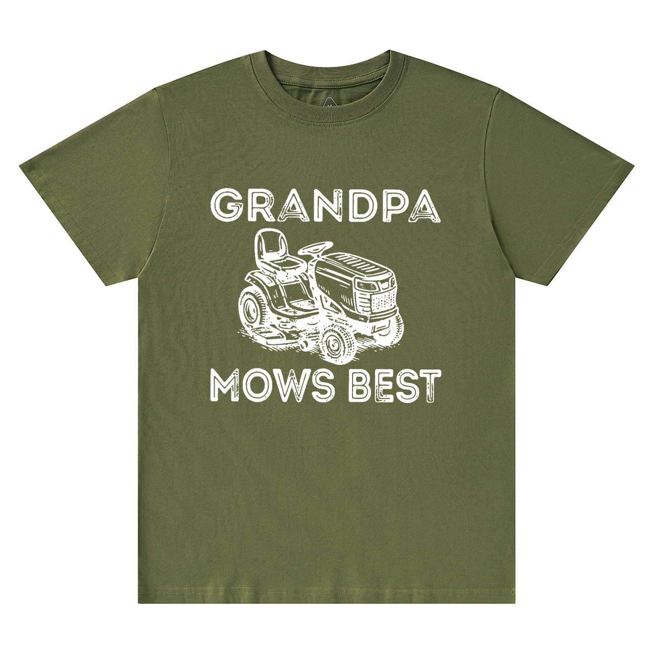 Personalized Grandpa Mows Best T-shirt