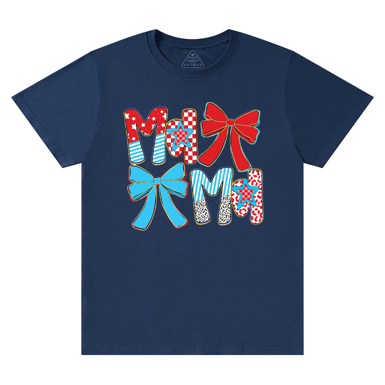 Preppy Patriotic Mama Coquette T-Shirts