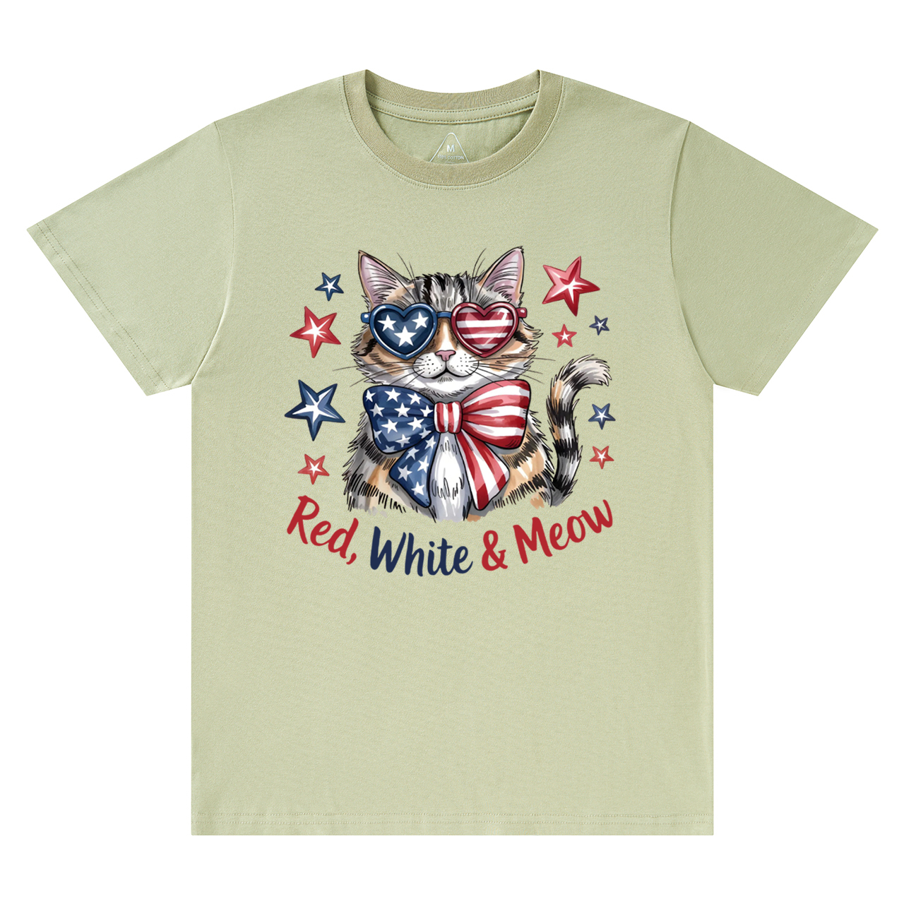 Patriotic Cat Mama T-Shirts