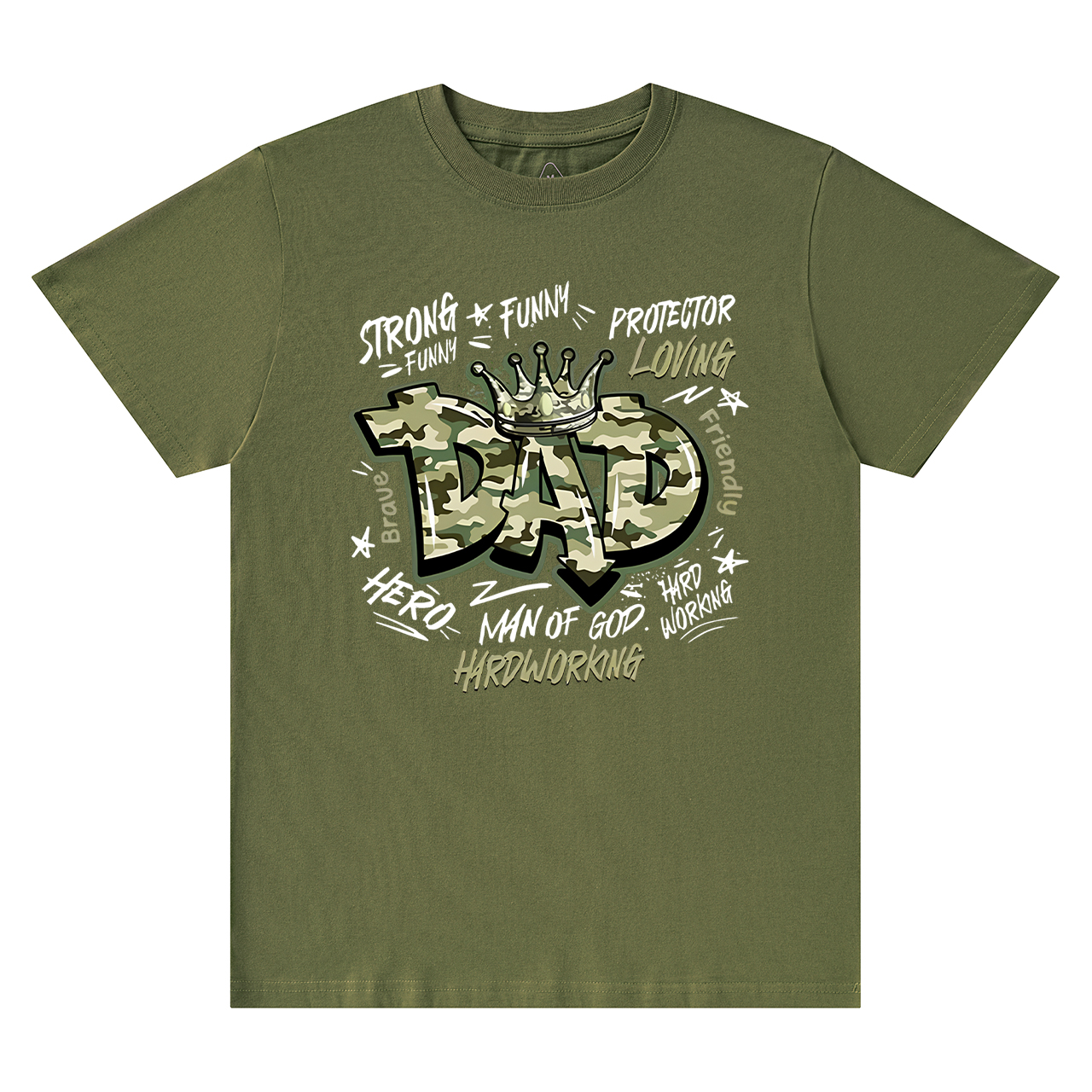 Camouflage Dad T-shirt