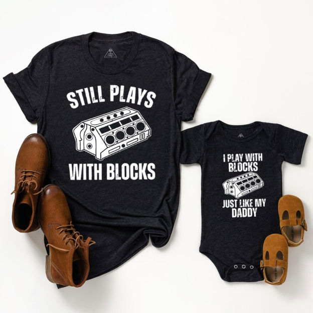 Funny Mechanic Dad and me Matching Gift Shirt