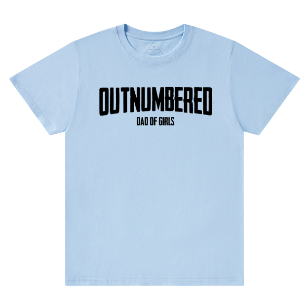 Outnumbered Dad T-shirt