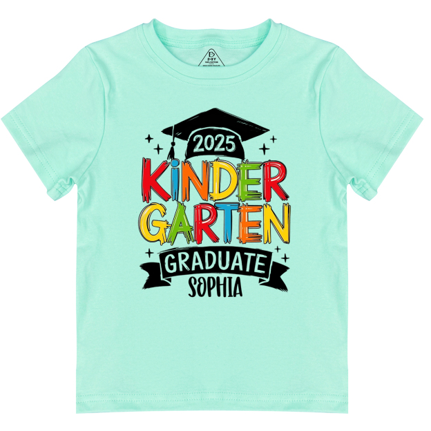 Personalized Kindergarten Graduation Toddler&Kid's Tees Beepumpkin