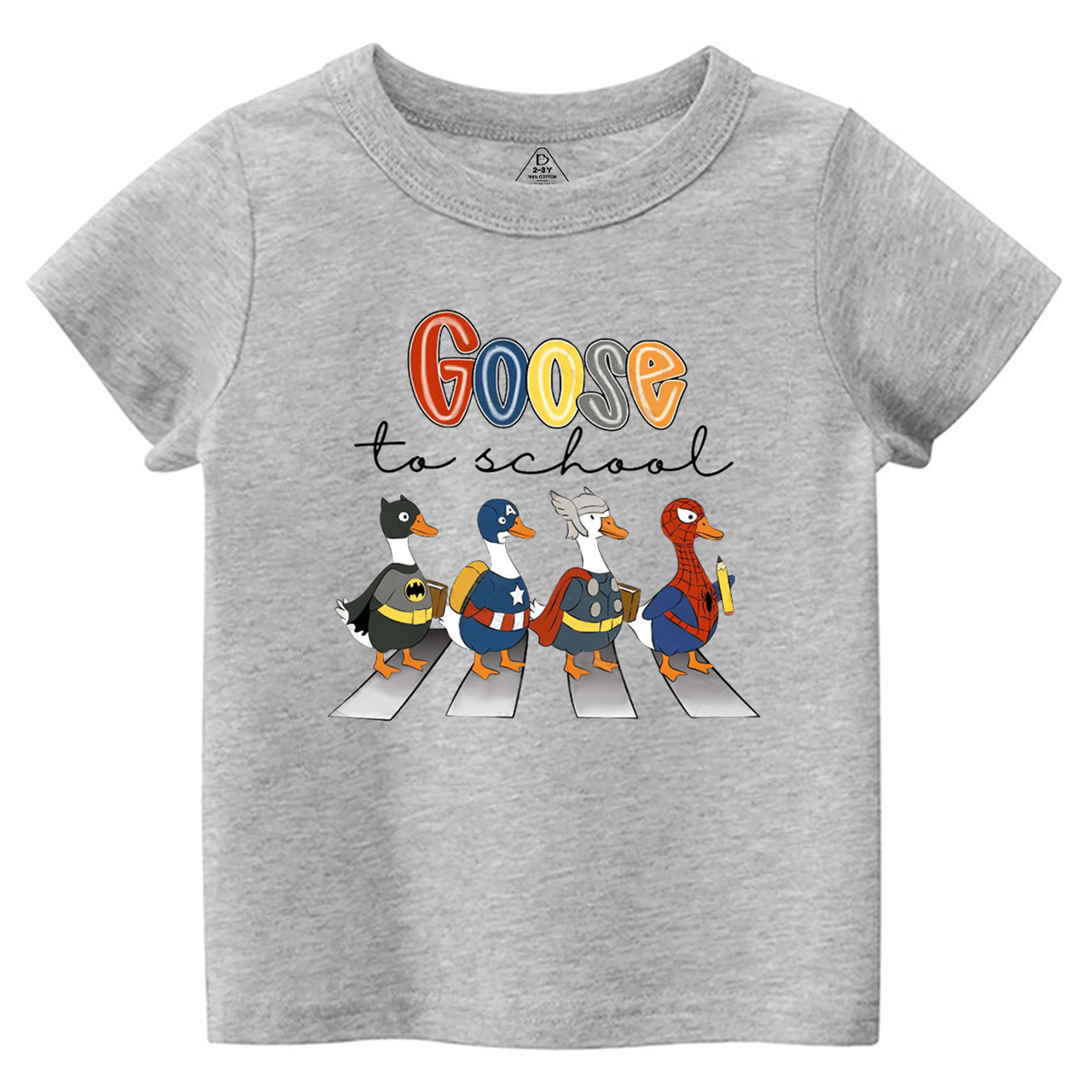 Goose To School Toddler&Kid's Tees Beepumpkin