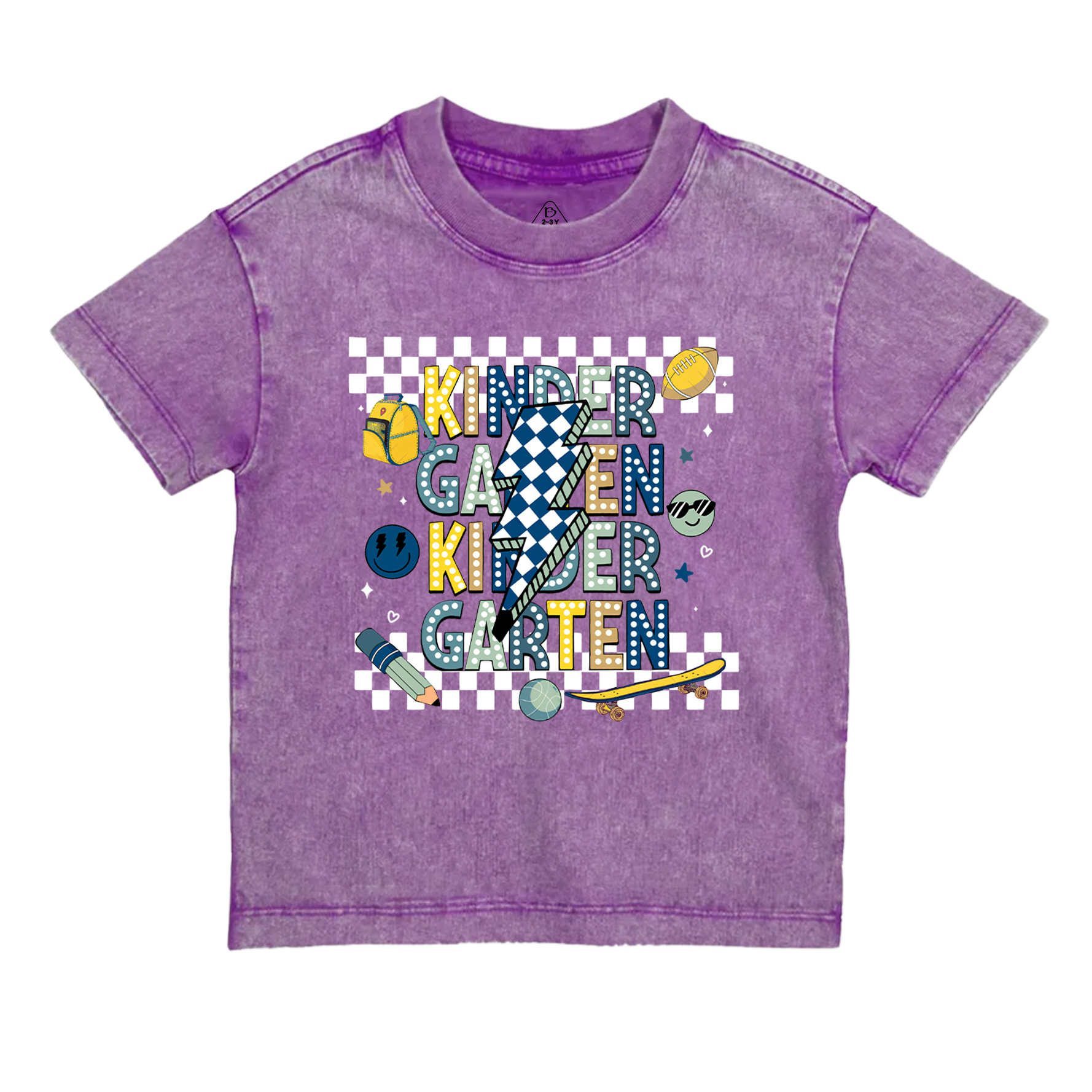 Personalized Back To School For Boys Bundle Toddler&Kids Washed Tees