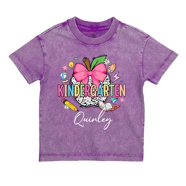 Personalized Grade Gift Pack Toddler&Kids Washed Tees