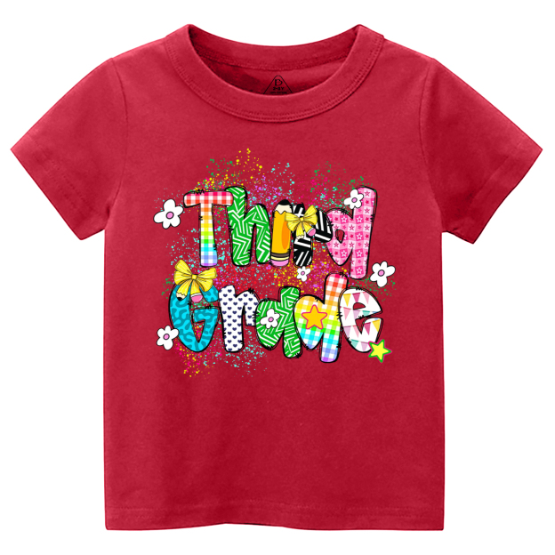 Personalized Ink splash Back To School Toddler&Kid's Tees Beepumpkin 