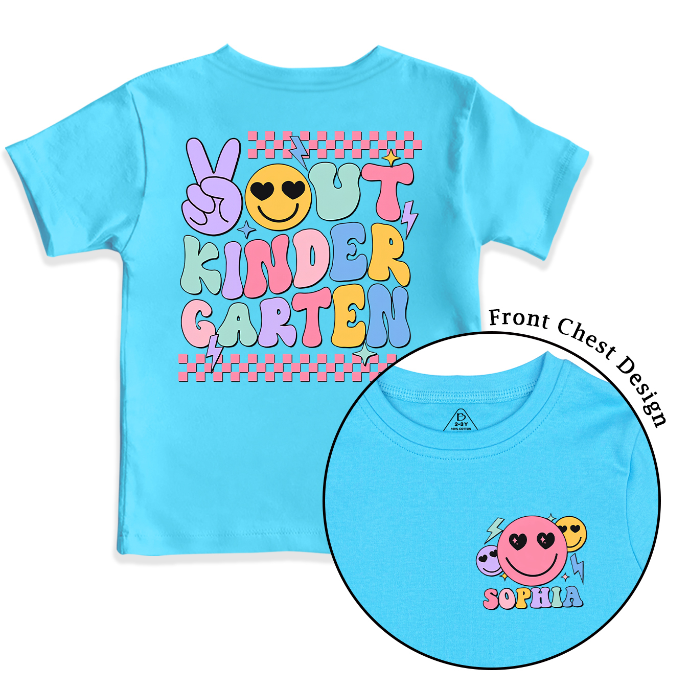 Personalized Kindergarten Graduation Toddler&Kid's Tees Beepumpkin 