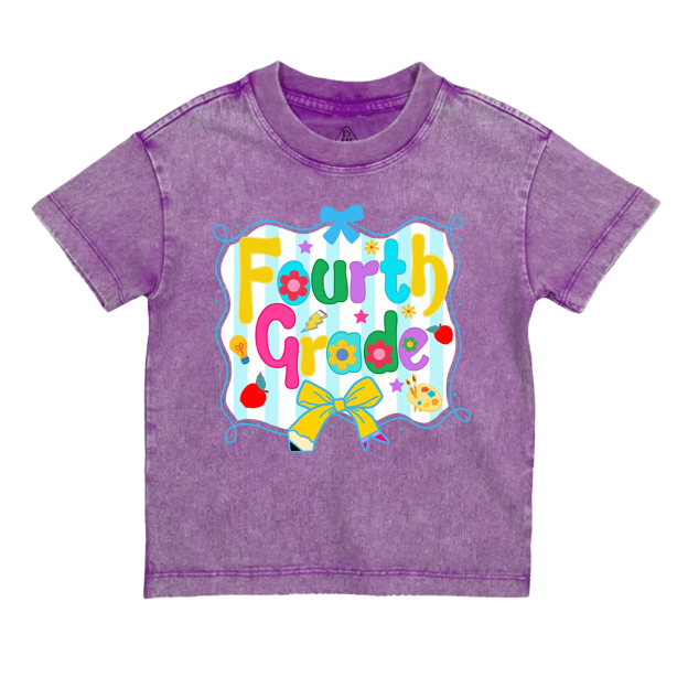 Personalized Blue Gift Bag Toddler&Kids Washed Tees
