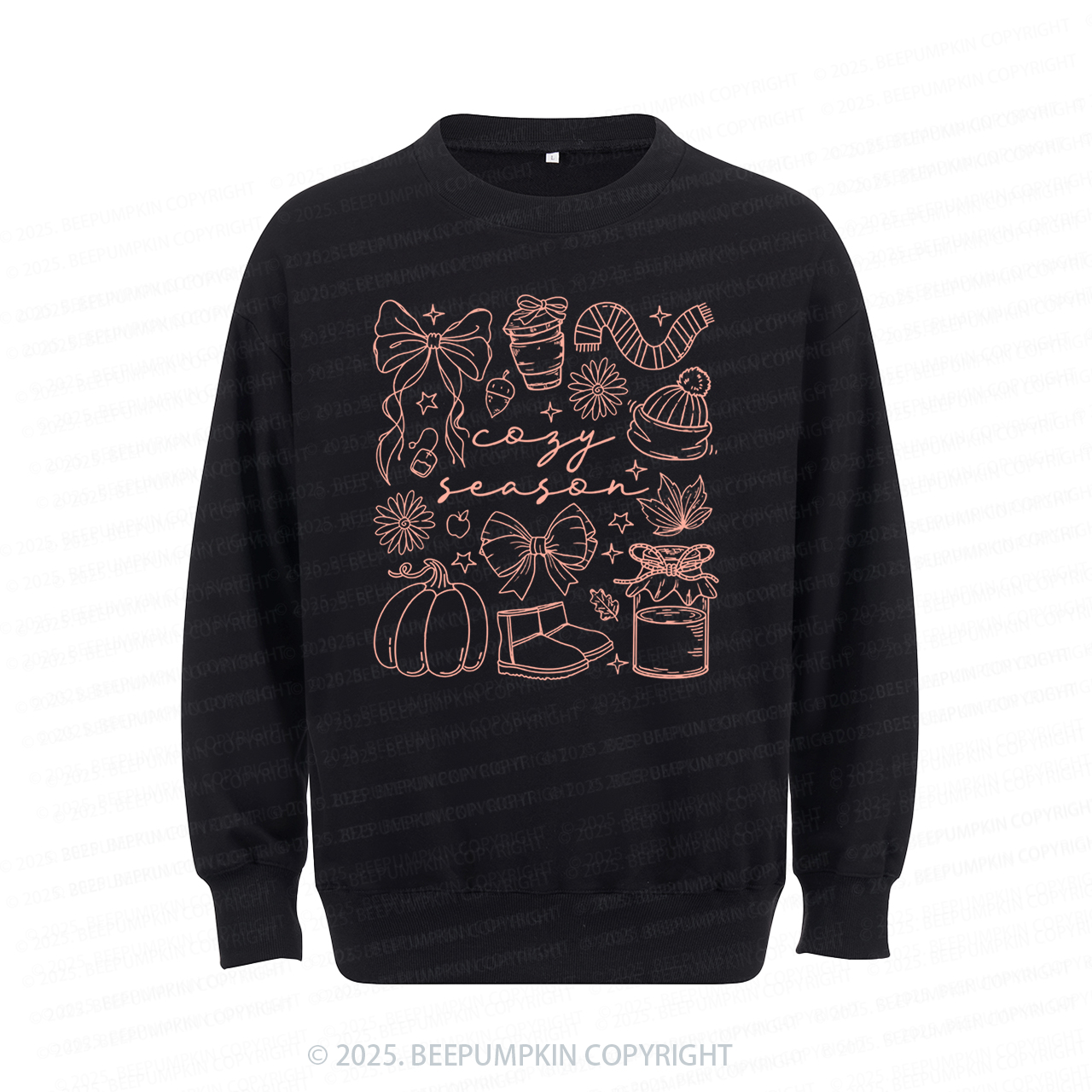 Cozy Season Fall Sweatshirt Beepumpkin