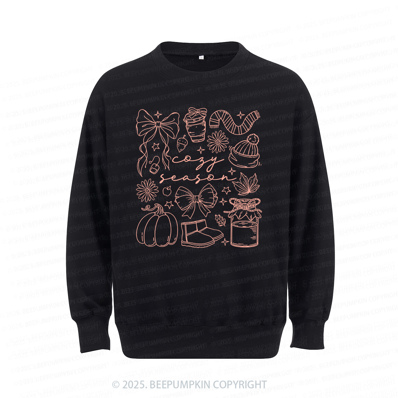 Cozy Season Fall Sweatshirt Beepumpkin