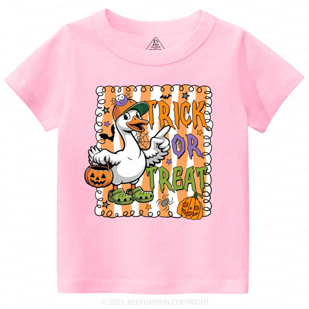 Halloween Goose Trick Or Treat Toddler&Kid's Tees Beepumpkin 
