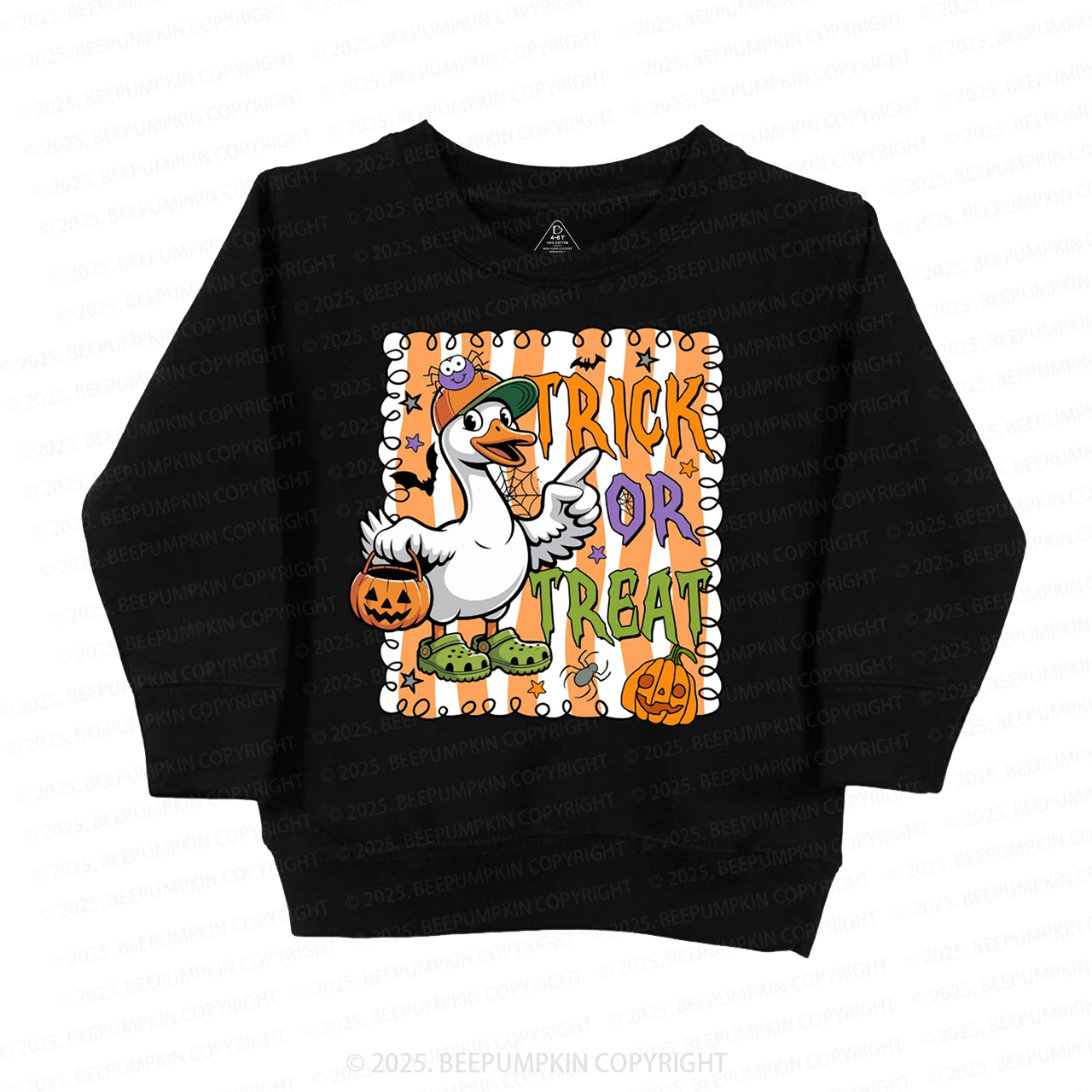 Halloween Goose Trick Or Treat Kid's Sweatshirt