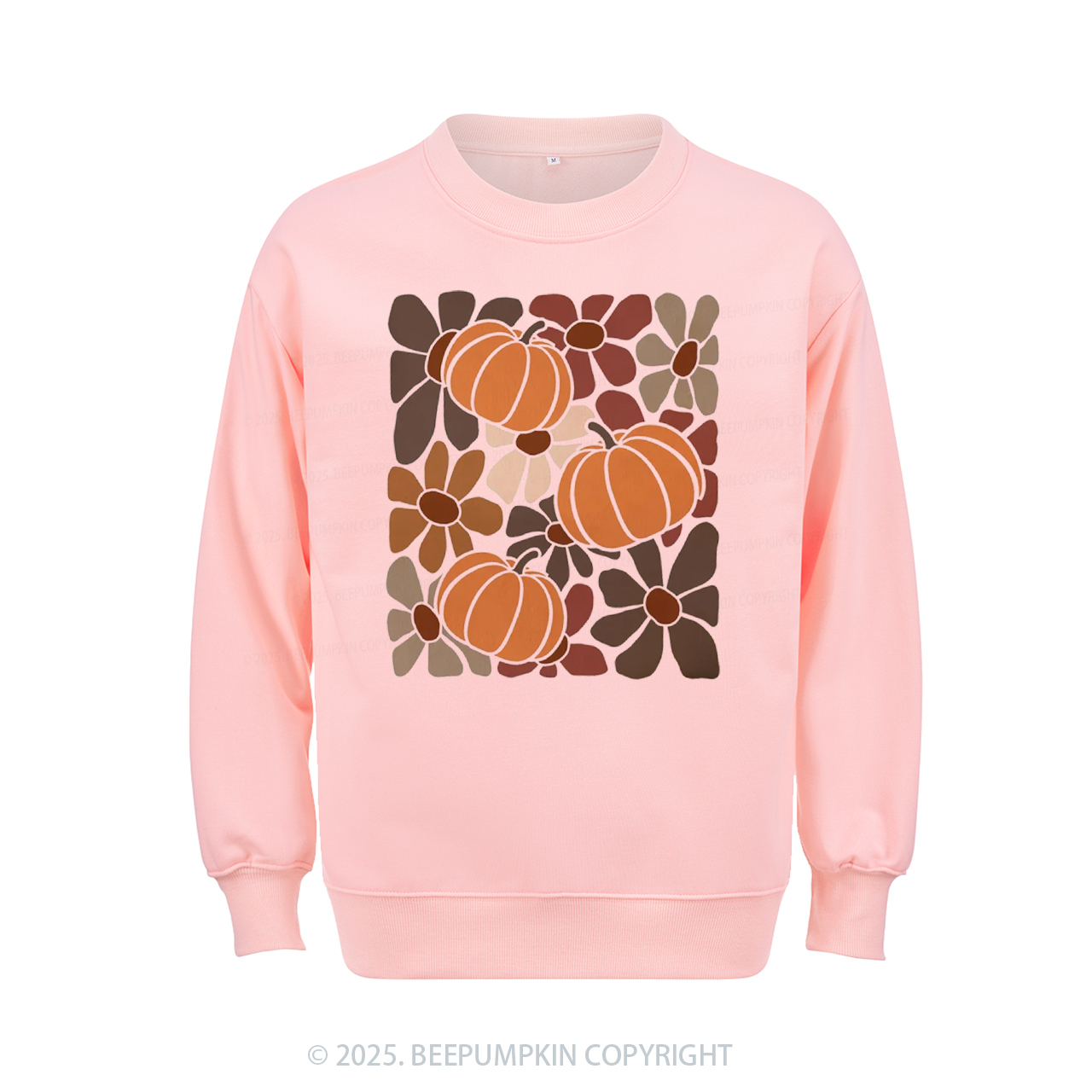 Boho Floral Fall Sweatshirt Beepumpkin