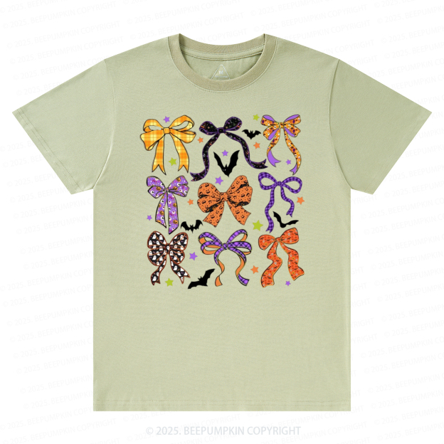 Coquette Bow Halloween T-Shirts Beepumpkin 