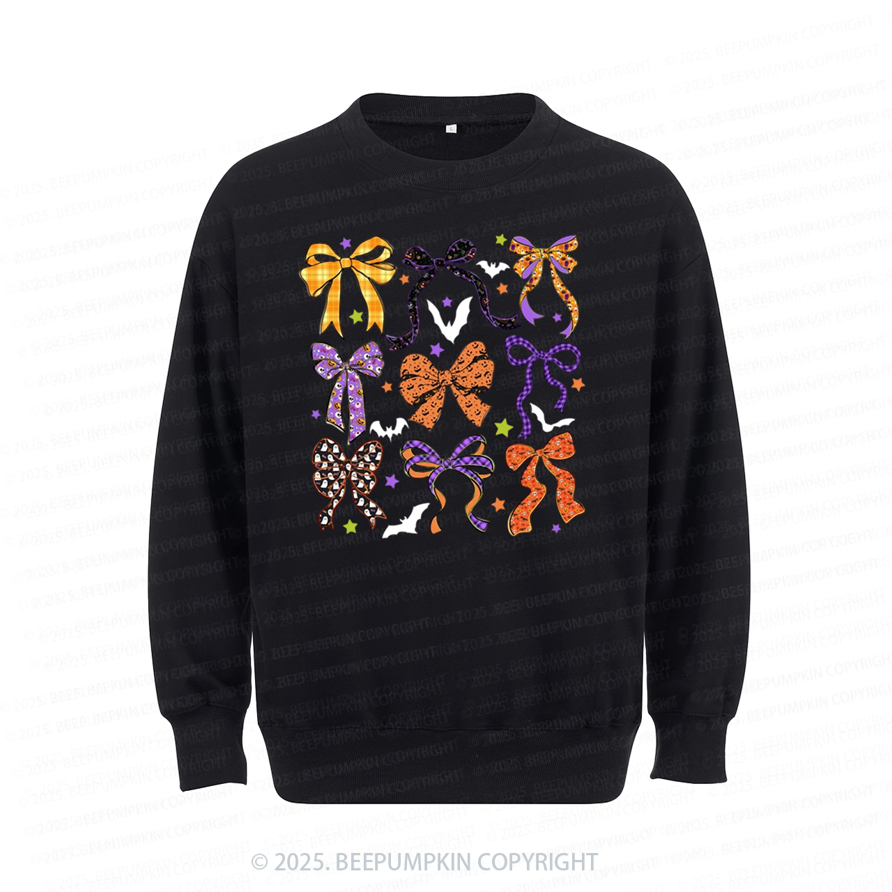 Coquette Bow Halloween Sweatshirt Beepumpkin