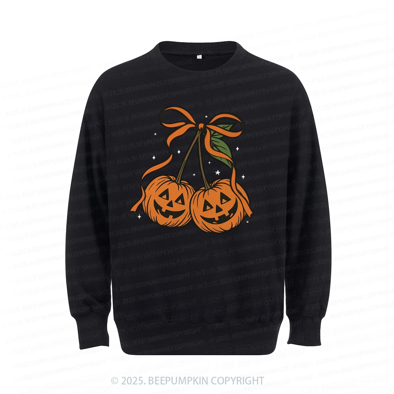 Pumpkin Face Halloween Sweatshirt Beepumpkin