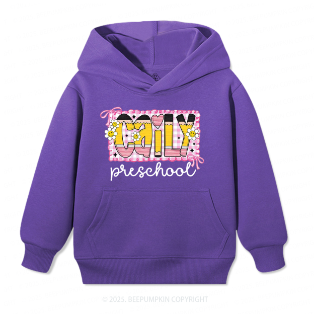Personalized Graffiti Pencil Name Kid's Hoodies Beepumpkin
