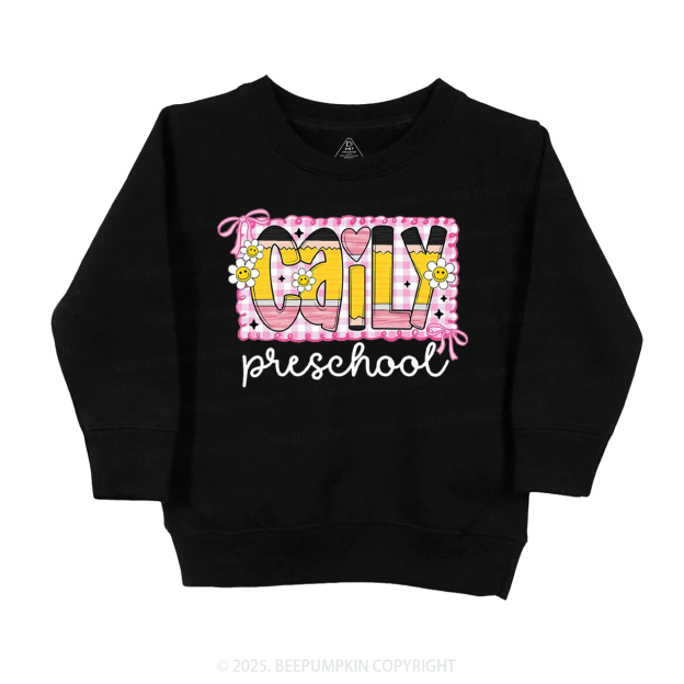 Personalized Graffiti Pencil Name Kid's Sweatshirt