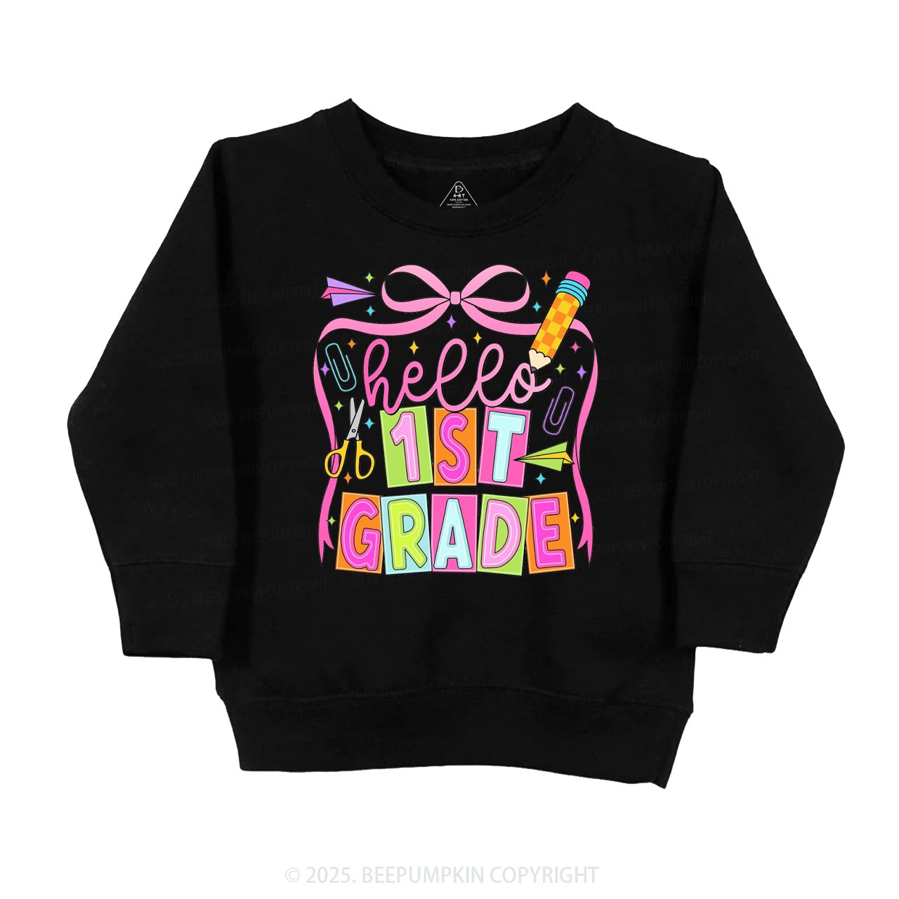 Hello 1st Grade Kid's Sweatshirt
