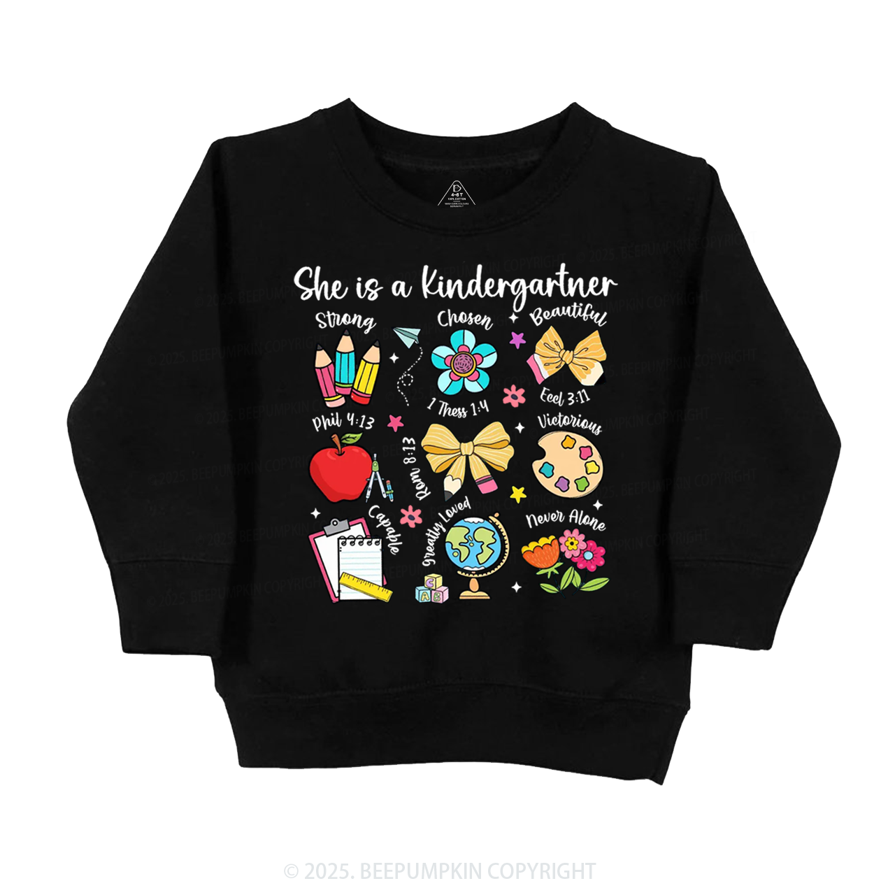 Personalized Bright & Brilliant Grader Kid's Sweatshirt