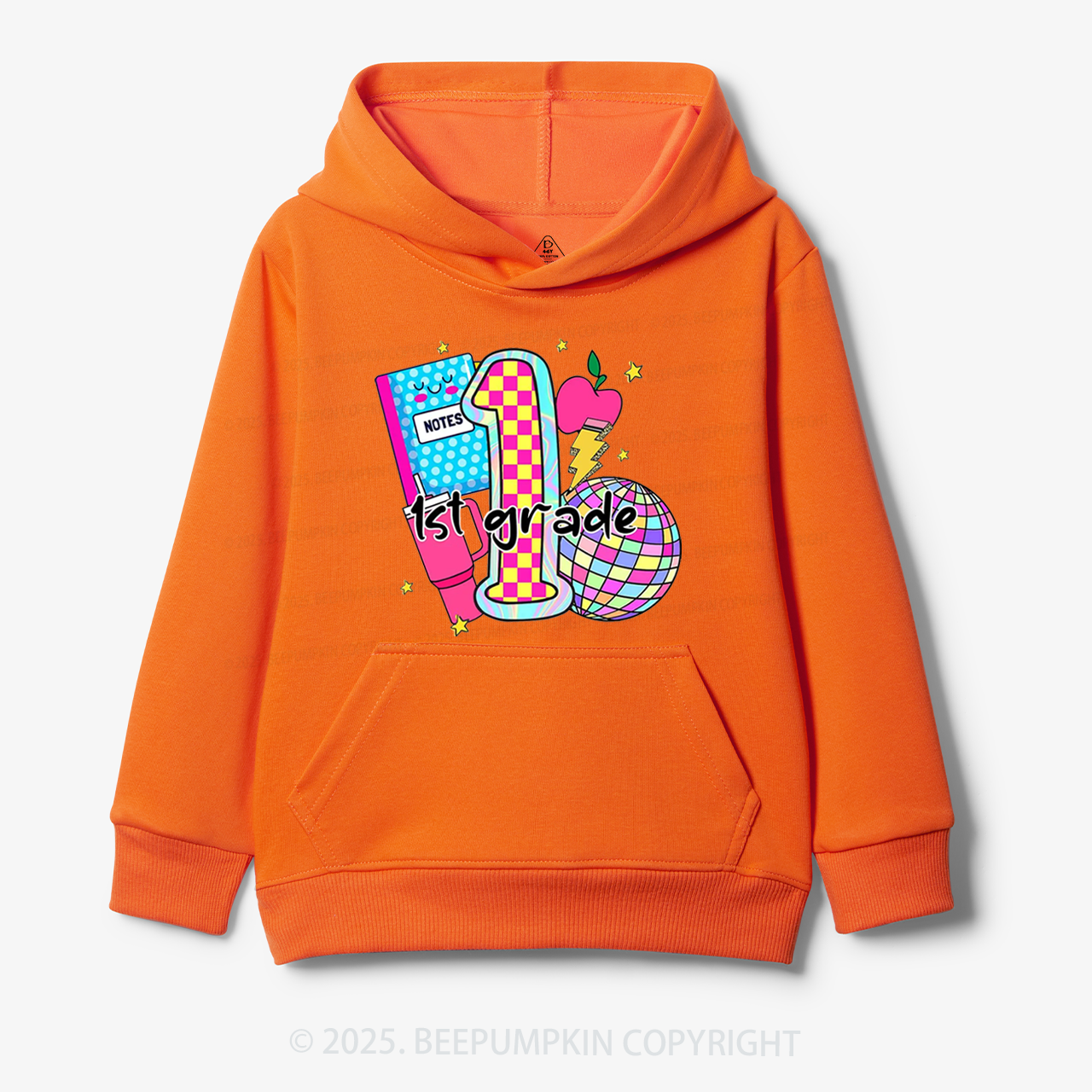 Personalized Grade Glow Collection Kid's Hoodies Beepumpkin