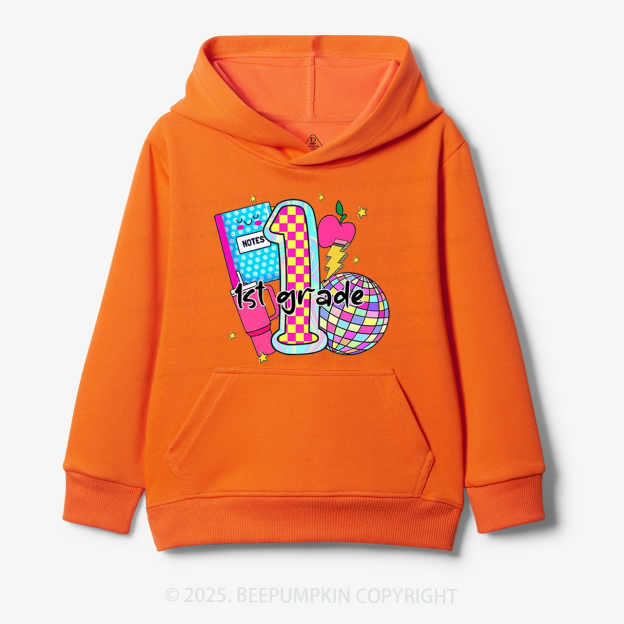Personalized Grade Glow Collection Kid's Hoodies Beepumpkin