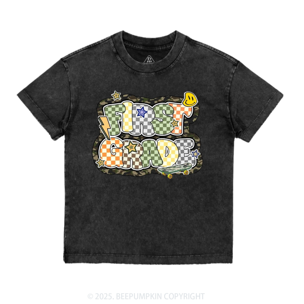 School Boy Sublimation File Toddler&Kids Washed Tees