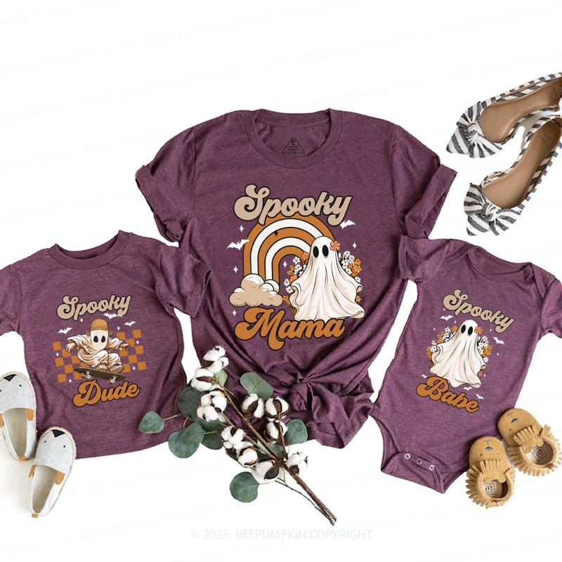 Personalized Spooky Halloween Family Matching Shirts
