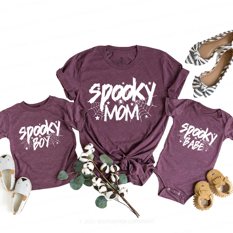 Personalized Ghostly Halloween Family Fun Matching Shirts